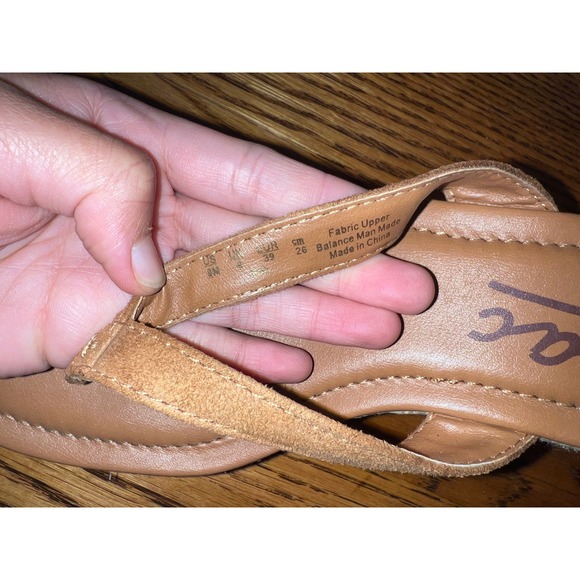 Zodiac Women's Rio Wedge Heel Flip Flop Brown‎ Size 9M - Picture 7 of 8